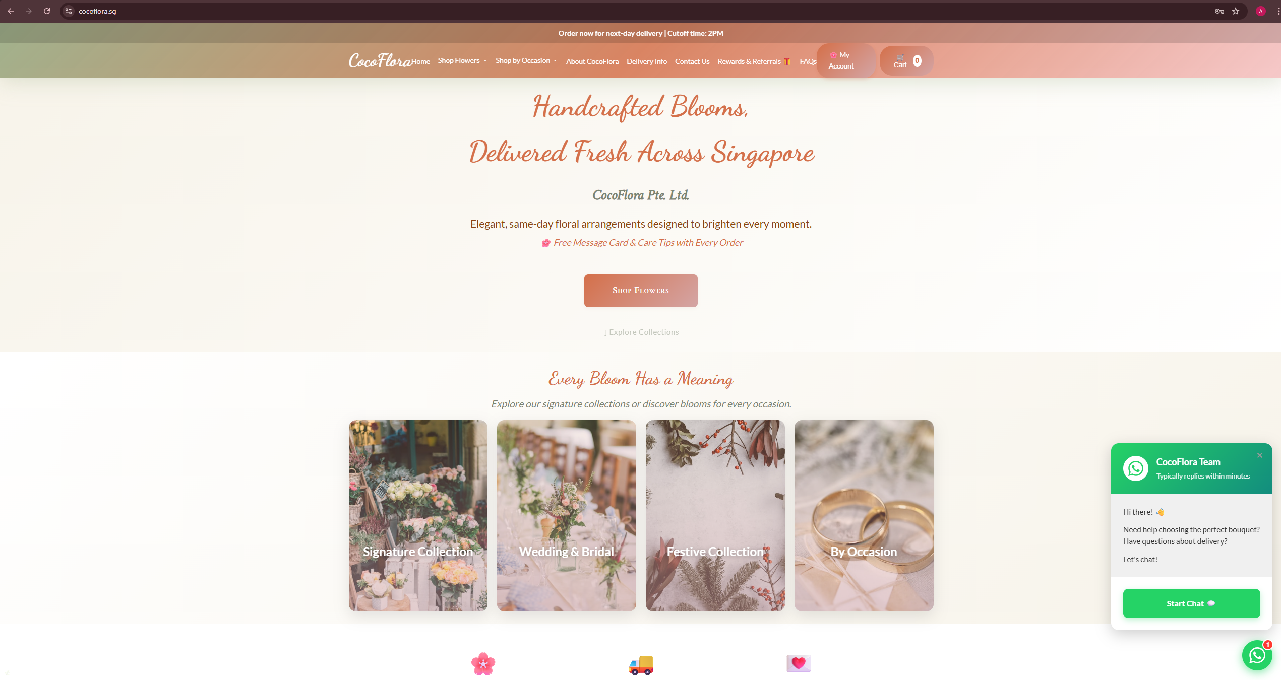 Retail Website - Homepage
